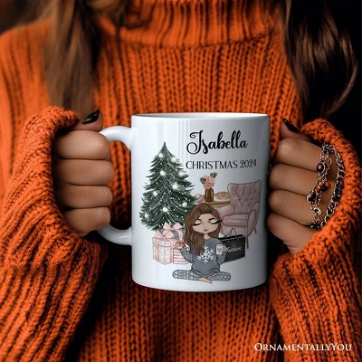 Glamorous Girl Christmas Mug, Fashionista Teenager Holiday Gift (Non-Custom Only)| OrnamentallyYou 3 Glamorous Girl Christmas Mug, Fashionista Teenager Holiday Gift (Non-Custom Only)| OrnamentallyYou - Image 3