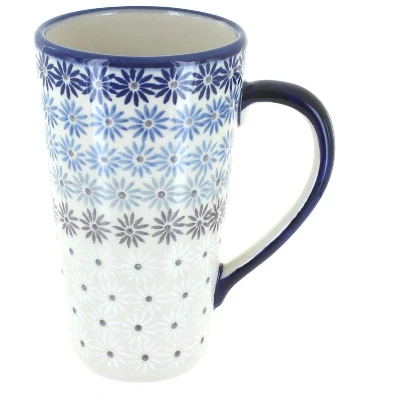 Blue Rose Polish Pottery K083 Manufaktura Large Coffee Mug 14 Blue Rose Polish Pottery K083 Manufaktura Large Coffee Mug - Image 14