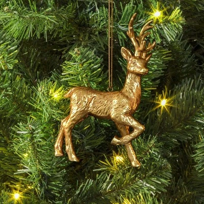 Christmas Resin Gold Reindeer Ornament - Wondershop™ 1 Christmas Resin Gold Reindeer Ornament - Wondershop™