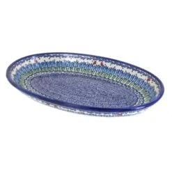 Blue Rose Polish Pottery 104 Vena Oval Platter 24 Blue Rose Polish Pottery 104 Vena Oval Platter -Northlight Sale Store GUEST 76877609 c151 44b5 b3fb 03693bb51a2c