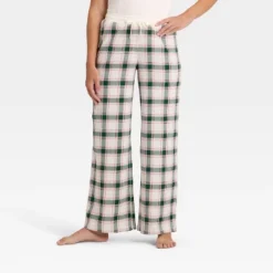 Women's Plaid Ribbed Holiday Matching Family Pajama Pants - Wondershop™ Cream -Northlight Sale Store GUEST 796f004d f8c0 46f1 b46a 49ad86da006c