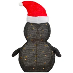 Northlight 28" LED Lighted Tinsel Penguin In Santa Hat Outdoor Christmas Decoration -Northlight Sale Store GUEST 799e702c 3416 4008 962f e966880982ac