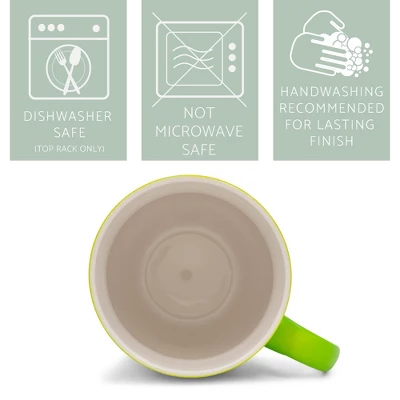 Elanze Designs This Is My Cup Of Christmas Cheer Two Toned Ombre Matte Green And Black 12 Ounce Ceramic Stoneware Coffee Cup Mug 2 Elanze Designs This Is My Cup Of Christmas Cheer Two Toned Ombre Matte Green And Black 12 Ounce Ceramic Stoneware Coffee Cup Mug - Image 2