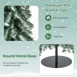 Costway 4' 5' 6' Artificial Christmas Tree Set Of 3 With Realistic Accumulated Snow 13 Costway 4' 5' 6' Artificial Christmas Tree Set Of 3 With Realistic Accumulated Snow -Northlight Sale Store GUEST 7c43a47c f7b1 4123 bc6d ab88fe5bda84
