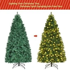 Costway 7Ft/7.5Ft/8Ft Pre-Lit PVC Christmas Tree Hinged 300/400/430 Lights 16 Costway 7Ft/7.5Ft/8Ft Pre-Lit PVC Christmas Tree Hinged 300/400/430 Lights -Northlight Sale Store GUEST 7e55ca34 bc64 46f1 ba16 efaf16c9a703