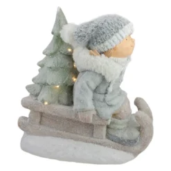 Northlight Lighted Girl On A Sled With Tree Christmas Decoration - 15" - Warm White Lights -Northlight Sale Store GUEST 80bebf87 bc59 45b9 8779 68d7e0be5ad9