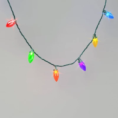 25ct LED C9 Classic Glow Indoor Outdoor Christmas String Lights With Green Wire - Wondershop™ 5 25ct LED C9 Classic Glow Indoor Outdoor Christmas String Lights With Green Wire - Wondershop™ - Image 5