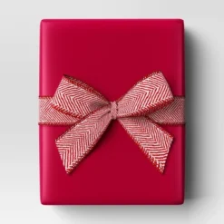 30â 25 Sq Ft Christmas Roll Wrap Solid Red - Wondershopâ˘