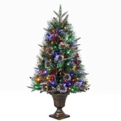 3ft Pre-Lit Snow Flocked Artificial Christmas Tree With 70 LED Lights, Battery Timer, Potted Base 11 3ft Pre-Lit Snow Flocked Artificial Christmas Tree With 70 LED Lights, Battery Timer, Potted Base -Northlight Sale Store GUEST 86cd001e 000f 4632 9e56 9513c1fe68c8