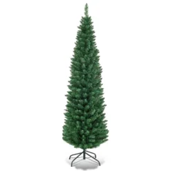 Costway 5'/6'/7'/8' /9' PVC Artificial Pencil Christmas Tree Slim Green 23 Costway 5'/6'/7'/8' /9' PVC Artificial Pencil Christmas Tree Slim Green -Northlight Sale Store GUEST 87dc72b6 ad18 4ab6 8c6e 06636ae452f6