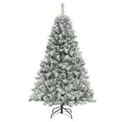 Costway 6 FT/7FT/8FT Pre-Lit Christmas Tree 3-Minute Quick Shape Flocked Decor With 300/450/600 LED Lights 20 Costway 6 FT/7FT/8FT Pre-Lit Christmas Tree 3-Minute Quick Shape Flocked Decor With 300/450/600 LED Lights -Northlight Sale Store GUEST 8a62ccdd 3a6f 4f8a bd25 727808168605