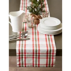 Design Imports Christmas Nutcracker Plaid Table Runner, Red/Green, 14X108" 9 Design Imports Christmas Nutcracker Plaid Table Runner, Red/Green, 14X108" -Northlight Sale Store GUEST 8d8f9cc9 cee5 4816 b8e2 c2f8ebd40375