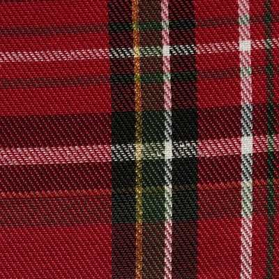 Design Imports Christmas Metallic Plaid Table Runner, Red Tartan, 14X72" 1 Design Imports Christmas Metallic Plaid Table Runner, Red Tartan, 14X72"
