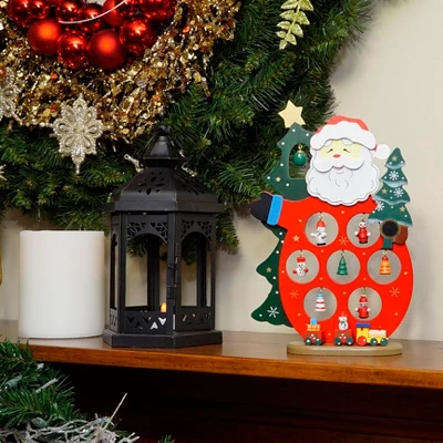 Northlight Santa Claus Cut-Out Ornament Holder Christmas Decoration - 10.25" 2 Northlight Santa Claus Cut-Out Ornament Holder Christmas Decoration - 10.25" - Image 2