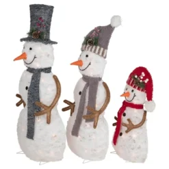 Northlight Lighted Snowman Family Outdoor Christmas Decoration - 39.5" - Warm White - Set Of 3 7 Northlight Lighted Snowman Family Outdoor Christmas Decoration - 39.5" - Warm White - Set Of 3 -Northlight Sale Store GUEST 90c2ac03 ea9c 4824 9a11 0e35ed5f559a