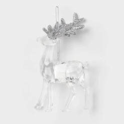 Acrylic Deer With Glittered Antlers Christmas Tree Ornament - Wondershop™ 7 Acrylic Deer With Glittered Antlers Christmas Tree Ornament - Wondershop™ -Northlight Sale Store GUEST 9174639d cdec 476c 96c8 12c820cab1dc