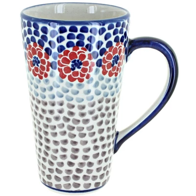 Blue Rose Polish Pottery K083 Manufaktura Large Coffee Mug 17 Blue Rose Polish Pottery K083 Manufaktura Large Coffee Mug - Image 17