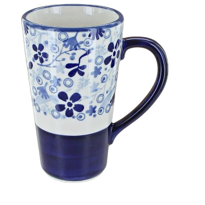 Blue Rose Polish Pottery K083 Manufaktura Large Coffee Mug 9 Blue Rose Polish Pottery K083 Manufaktura Large Coffee Mug - Image 9