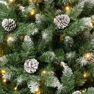 National Tree Company First Traditions Pre-Lit LED Snowy Oakley Hills Artificial Christmas Tree Warm White Lights 2 National Tree Company First Traditions Pre-Lit LED Snowy Oakley Hills Artificial Christmas Tree Warm White Lights - Image 2