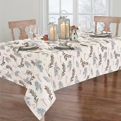 Elrene Holiday Tree Trimmings Tablecloth - Red/Green - Elrene Home Fashions 1 Elrene Holiday Tree Trimmings Tablecloth - Red/Green - Elrene Home Fashions