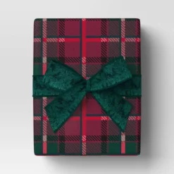 15' Christmas Legacy Luxe Premium Ribbon Dark Green Velvet - Wondershopâ˘