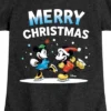 Girls' - Disney - Merry Christmas Fitted Short Sleeve Graphic T-Shirt