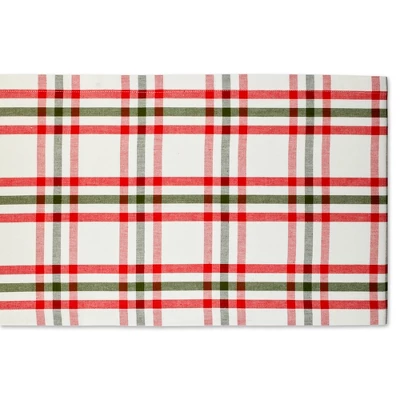 Design Imports Christmas Nutcracker Plaid Table Runner, Red/Green, 14X108" 4 Design Imports Christmas Nutcracker Plaid Table Runner, Red/Green, 14X108" - Image 4
