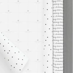 Black And White Gift Wrap Trio - Sugar Paperâ˘+ Target