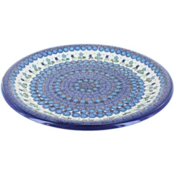 Blue Rose Polish Pottery 136 Vena Large Round Platter 16 Blue Rose Polish Pottery 136 Vena Large Round Platter -Northlight Sale Store GUEST 973856af b653 40c2 90c7 4dd38b6941b2