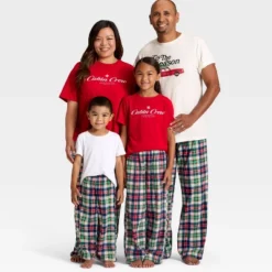 Kids' "Cabin Crew" Short Sleeve Holiday Matching Family Pajama Shirt - Wondershop™ Red -Northlight Sale Store GUEST 98a69882 606c 4d3a 8a3e a9737ccc9a8e