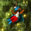 5.25" Christmas Fabric Superhero Ornament Reindeer - Wondershop™