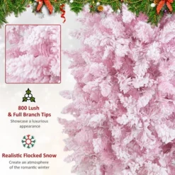 Costway 7FT Pre-Lit Snow Flocked Hinged Pencil Christmas Tree W/ 300 Lights & 8 Modes 16 Costway 7FT Pre-Lit Snow Flocked Hinged Pencil Christmas Tree W/ 300 Lights & 8 Modes -Northlight Sale Store GUEST 9b3cb92d ebd0 4a4a 8bcf e737f1f1257f