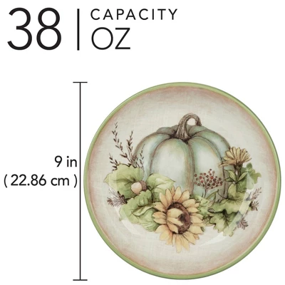 Certified International Set Of 4 38oz Autumn Breeze Soup Bowls 2 Certified International Set Of 4 38oz Autumn Breeze Soup Bowls - Image 2