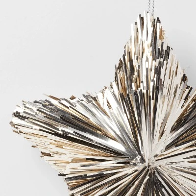 Tinsel Star Christmas Tree Ornament - Wondershop™ 2 Tinsel Star Christmas Tree Ornament - Wondershop™ - Image 2
