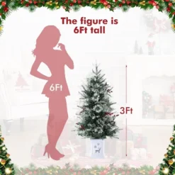 3 Ft Pre-Lit Artificial Christmas Tree With 78 Battery-Powered LED Lights & Illuminated Base, Indoor/Outdoor Holiday Decor For Home Yard Office 8 3 Ft Pre-Lit Artificial Christmas Tree With 78 Battery-Powered LED Lights & Illuminated Base, Indoor/Outdoor Holiday Decor For Home Yard Office -Northlight Sale Store GUEST a2a79ca5 a265 4eba 9634 35aa6908cfca