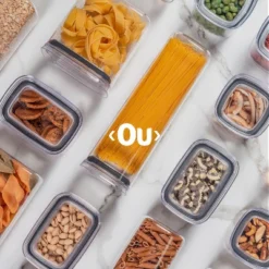 OU Airtight Food Storage Container, BPA Free Clear Plastic Food Storage Container With Leak Proof Lid, Stackable Kitchen Pantry Organizer 19 OU Airtight Food Storage Container, BPA Free Clear Plastic Food Storage Container With Leak Proof Lid, Stackable Kitchen Pantry Organizer -Northlight Sale Store GUEST a2bfcb3b c319 46bf b3e6 6b8ab917c974