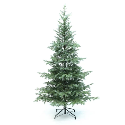 LuxenHome 7Ft Pre-Lit Artificial Pine Christmas Tree With Dusty Green PE Tips & Metal Stand 7 LuxenHome 7Ft Pre-Lit Artificial Pine Christmas Tree With Dusty Green PE Tips & Metal Stand - Image 7