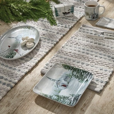 Park Designs All Is Calm Table Runner 13" X 36" 1 Park Designs All Is Calm Table Runner 13" X 36"