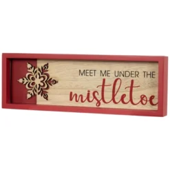 Northlight Framed "Meet Me Under The Mistletoe" Christmas Wall Decoration - 11.75" - Red 8 Northlight Framed "Meet Me Under The Mistletoe" Christmas Wall Decoration - 11.75" - Red -Northlight Sale Store GUEST a7823267 4772 4be4 befe af2e71ab8ebe