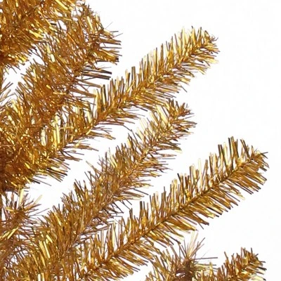 Northlight 3' Medium Gold Tinsel Twig Artificial Christmas Tree, Unlit 1 Northlight 3' Medium Gold Tinsel Twig Artificial Christmas Tree, Unlit