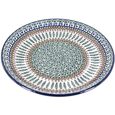 Blue Rose Polish Pottery Ceramika Artystyczna Dinner Plate 14 Blue Rose Polish Pottery Ceramika Artystyczna Dinner Plate - Image 14