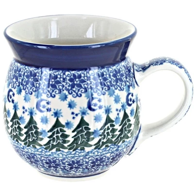 Blue Rose Polish Pottery Ceramika Artystyczna Bubble Mug 11 Blue Rose Polish Pottery Ceramika Artystyczna Bubble Mug - Image 11