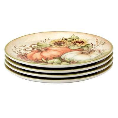 Certified International Set Of 4 Autumn Breeze Salad Plates 2 Certified International Set Of 4 Autumn Breeze Salad Plates - Image 2