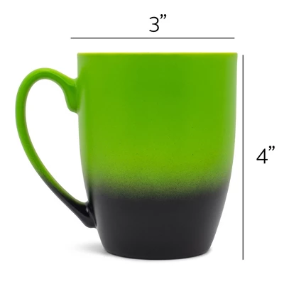 Elanze Designs This Is My Cup Of Christmas Cheer Two Toned Ombre Matte Green And Black 12 Ounce Ceramic Stoneware Coffee Cup Mug 3 Elanze Designs This Is My Cup Of Christmas Cheer Two Toned Ombre Matte Green And Black 12 Ounce Ceramic Stoneware Coffee Cup Mug - Image 3