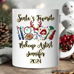 Makeup Artist Buffalo Plaid Christmas Mug (Non-Custom Only)| OrnamentallyYou -Northlight Sale Store GUEST b41635ae f7b8 4a8c 9d07 cbd6e85dc953