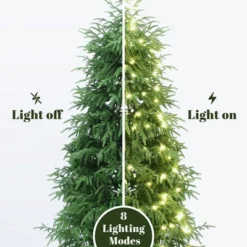 LuxenHome 6Ft Pre-Lit Green Full Artificial Cedar Christmas Tree With Metal Stand 11 LuxenHome 6Ft Pre-Lit Green Full Artificial Cedar Christmas Tree With Metal Stand -Northlight Sale Store GUEST b5904db6 0a20 48f1 8a9e ff91934752ee