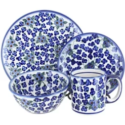 Blue Rose Polish Pottery WR Unikat Dinnerware (4 PC) 15 Blue Rose Polish Pottery WR Unikat Dinnerware (4 PC) -Northlight Sale Store GUEST b5da6adf 4afd 4097 a213 af8e17f4c325