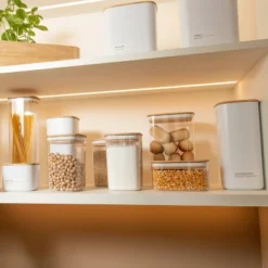 OU Airtight Food Storage Container Set 8pc (set Of 4) Clear Plastic Storage Container W Leak Proof Bamboo Lid, Stackable Kitchen Pantry Organizer Jars 18 OU Airtight Food Storage Container Set 8pc (set Of 4) Clear Plastic Storage Container W Leak Proof Bamboo Lid, Stackable Kitchen Pantry Organizer Jars -Northlight Sale Store GUEST b6181125 9a9e 401c 9790 dc540205362b