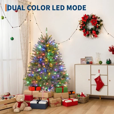 Christmas Artificial Tree, PVC Mixed Automatic Tree With Dual Color LED Lights 8 Christmas Artificial Tree, PVC Mixed Automatic Tree With Dual Color LED Lights - Image 8