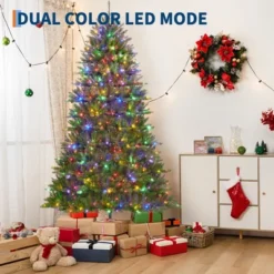 Christmas Artificial Tree, PVC Mixed Automatic Tree With Dual Color LED Lights 21 Christmas Artificial Tree, PVC Mixed Automatic Tree With Dual Color LED Lights -Northlight Sale Store GUEST bb28a866 bc67 48d9 abdb 4cb5449f1244